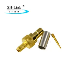 Coaxial SMB connector male to RG174,gold plating